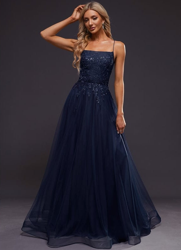 Robe de Soirée Céleste Élancée - gallery 1