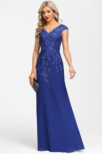 Robe de Soirée Velours Ébène