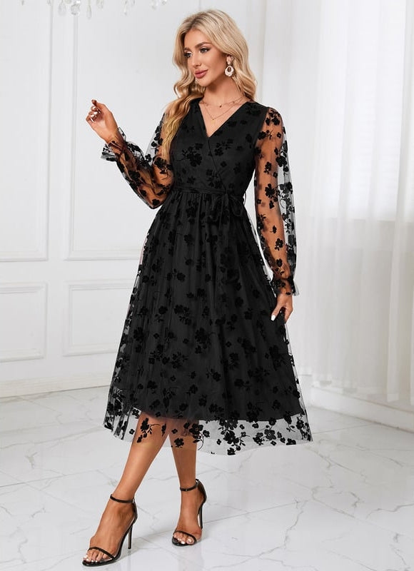 Robe de Soirée Mystique Florale - gallery 1