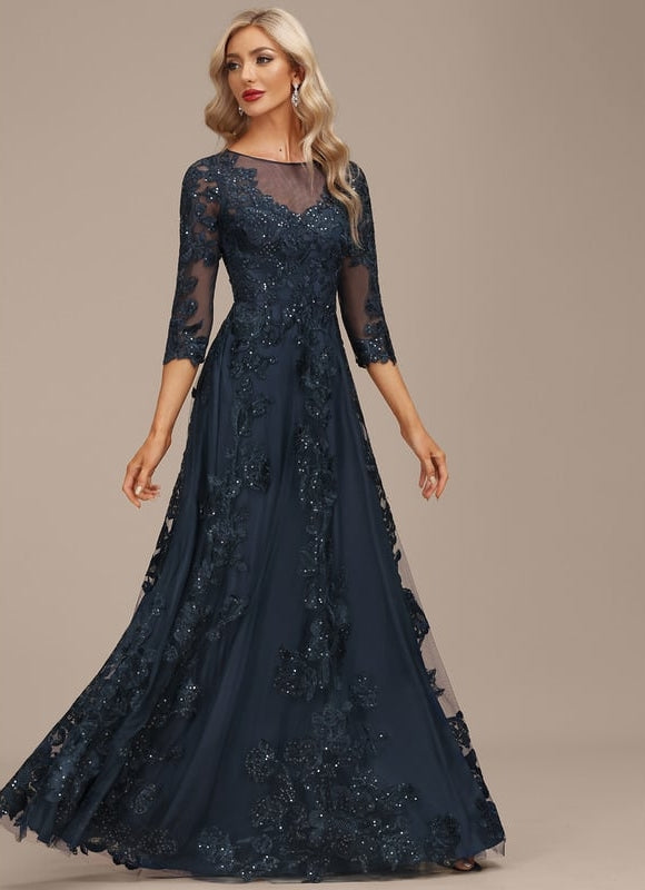 Robe de Soirée Bordeaux Enchantée - gallery 2