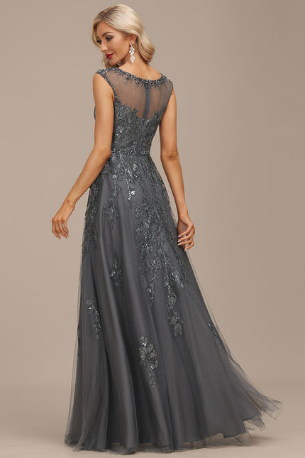 Robe de Soirée Élégance Argentée - gallery 2