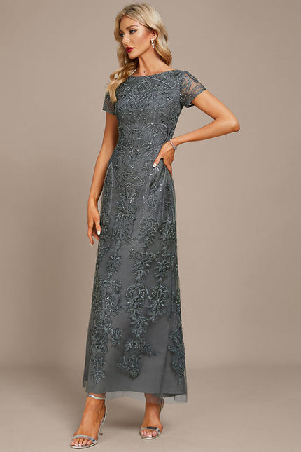 Robe de Soirée Gris Étoilé - gallery 2