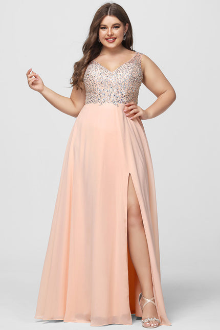 Robe de Soirée Éclat Pêche - gallery 6