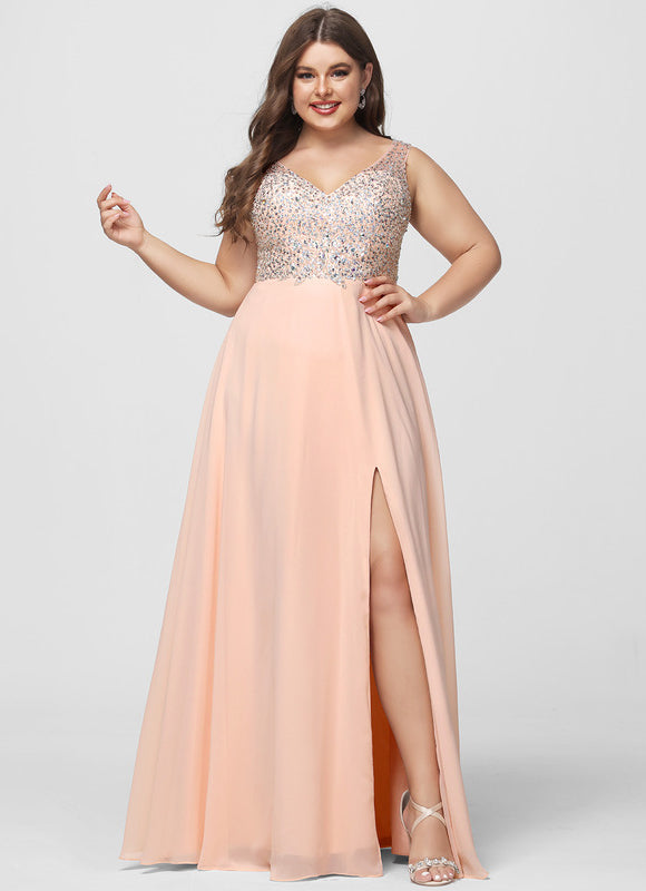 Robe de Soirée Éclat Pêche - gallery 6