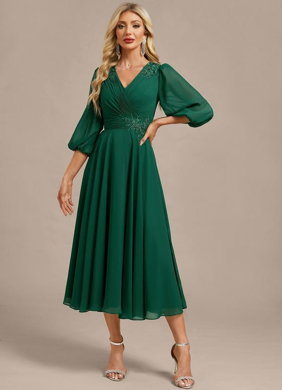 Robe De Soirée Plissée - gallery 5