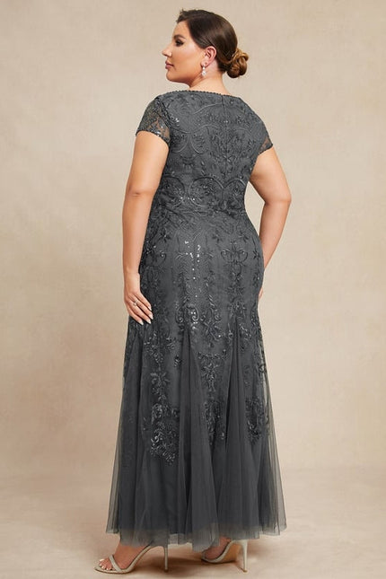 Robe de Soirée Gris Enchanté - gallery 9