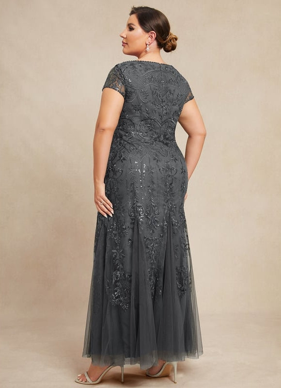 Robe de Soirée Gris Enchanté - gallery 9