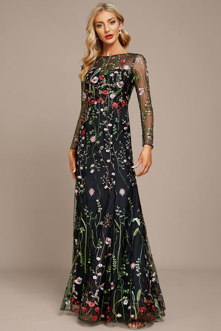 Robe de Soirée Fleur De Nuit