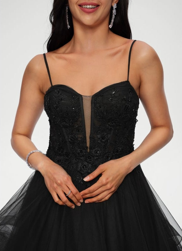 Robe de Soirée Noir Envoûtant - gallery 5