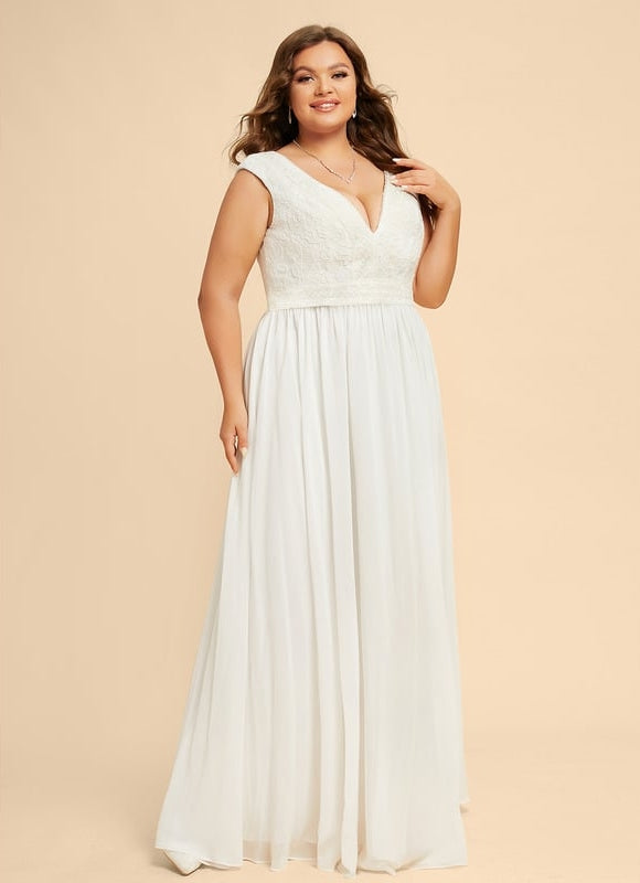 Robe de Soirée Vaporeuse Écrue - gallery 8