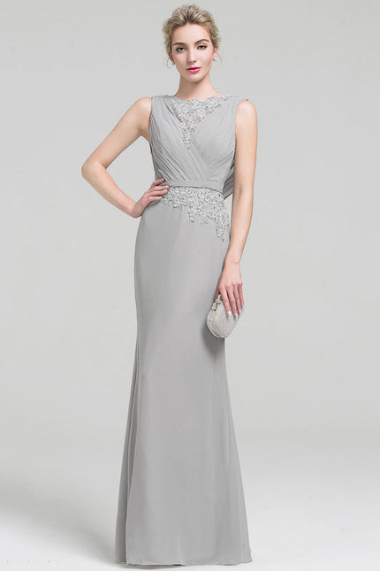 Robe de Soirée Sérénité Grisâtre