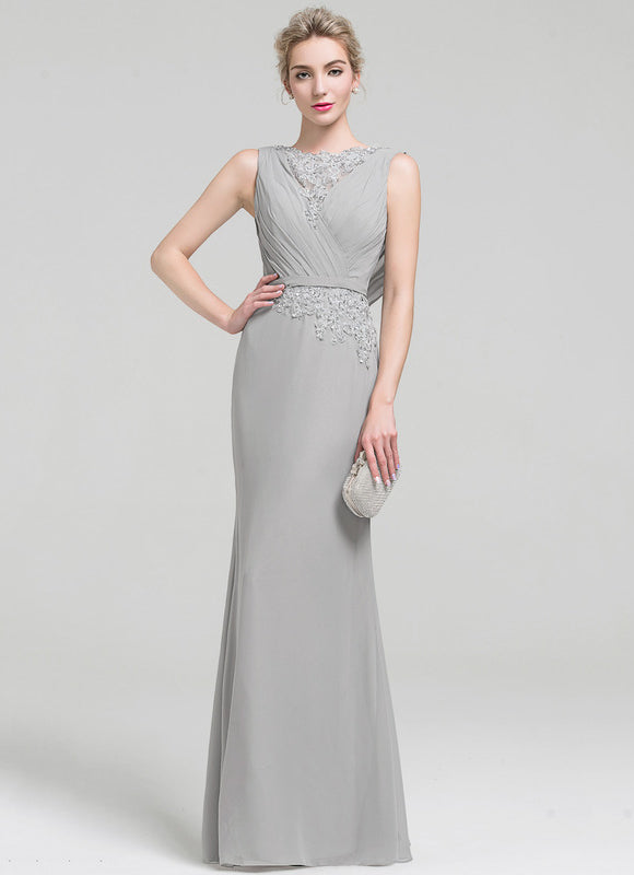 Robe de Soirée Sérénité Grisâtre