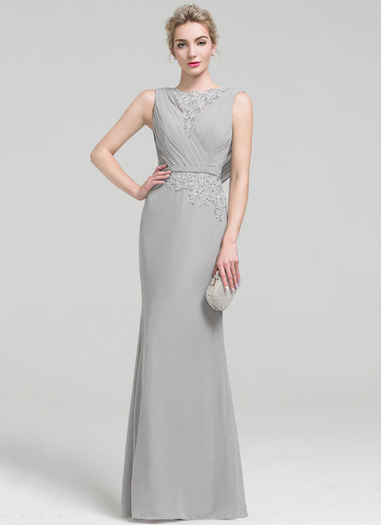 Robe de Soirée Sérénité Grisâtre