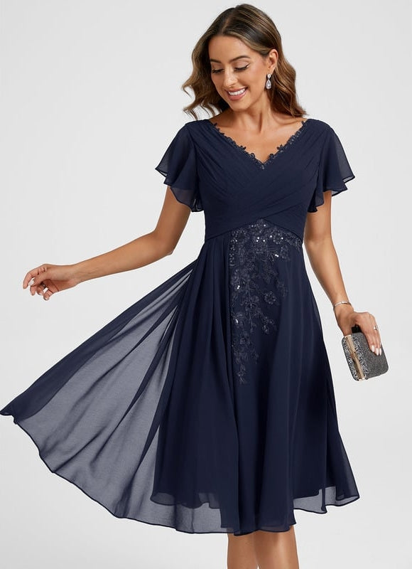 Robe de Soirée Vaporeuse Élégante