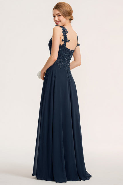 Robe de Soirée Céleste Perlée - gallery 3