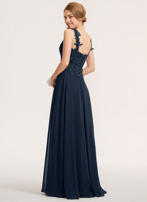 Robe de Soirée Céleste Perlée - gallery 3