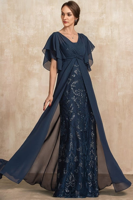 Robe de Soirée Étoffe Lumineuse