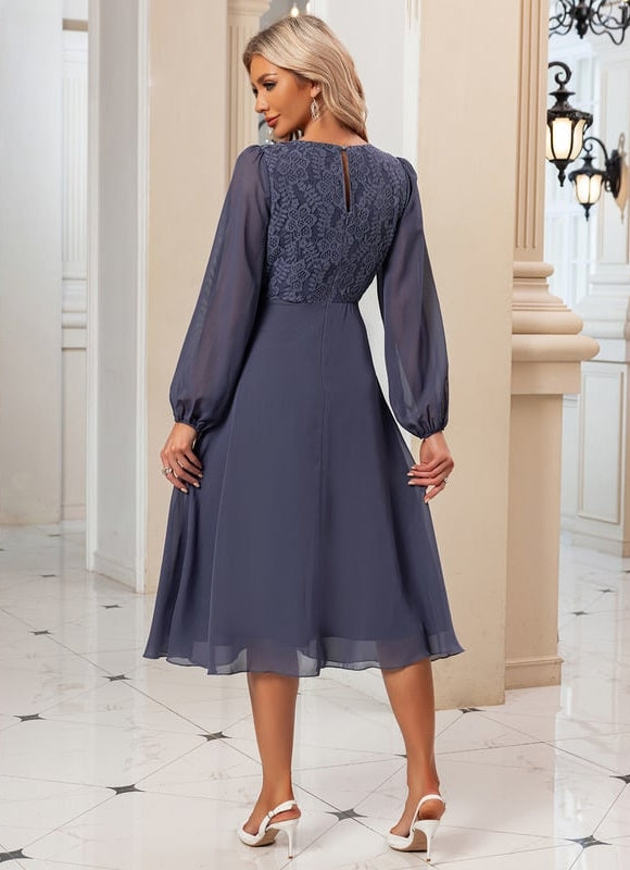 Robe de Soirée Sérénité Midi Chic - gallery 5