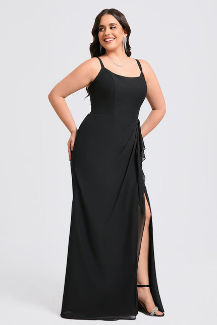 Robe de Soirée Fluide Vert Deau - gallery 9