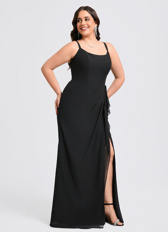 Robe de Soirée Fluide Vert Deau - gallery 9
