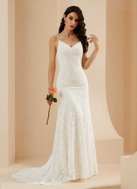 Robe de Soirée Dentelle Épure - gallery 3