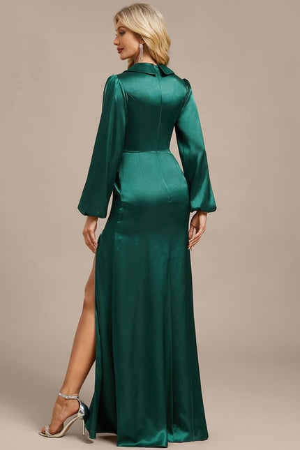 Robe de Soirée Émeraude Élégante - gallery 6