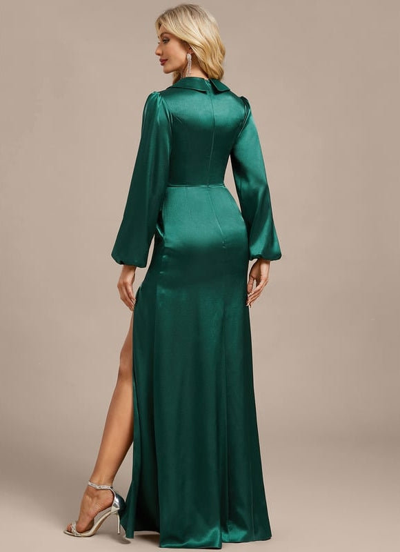 Robe de Soirée Émeraude Élégante - gallery 6