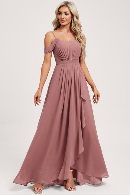 Robe de Soirée Velours Flottant - gallery 1