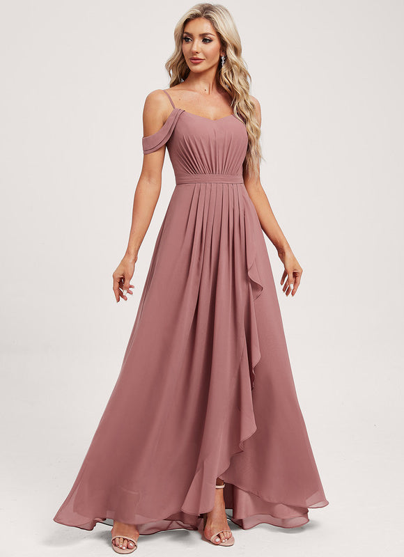 Robe de Soirée Velours Flottant - gallery 1