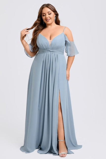 Robe de Soirée Légère Ciel - gallery 9