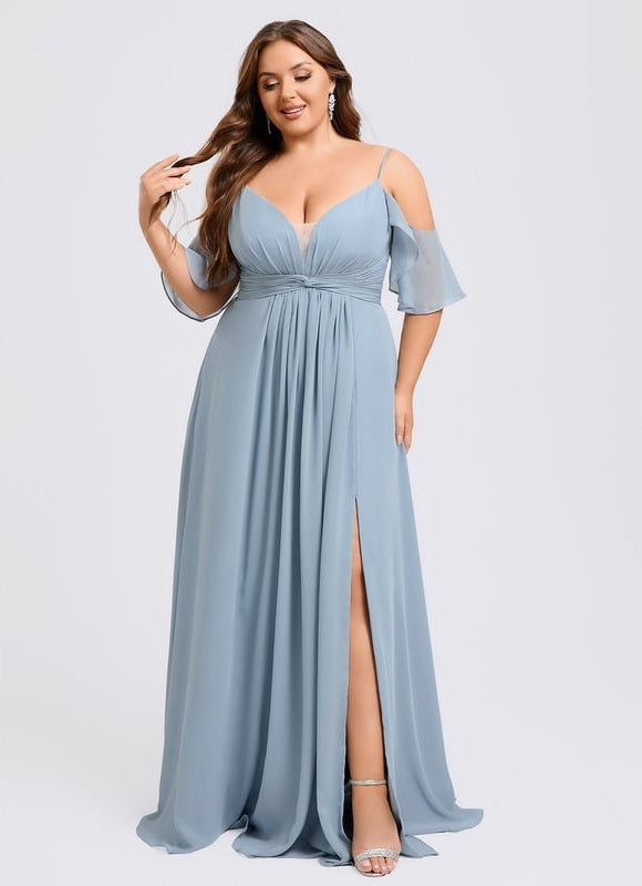Robe de Soirée Légère Ciel - gallery 9
