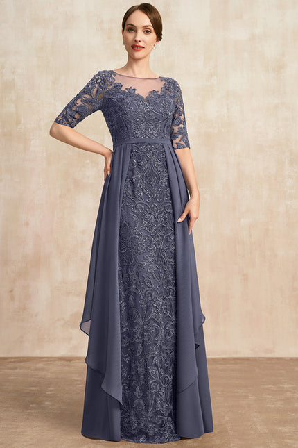 Robe de Soirée Élégance Marine Cristalline - gallery 6
