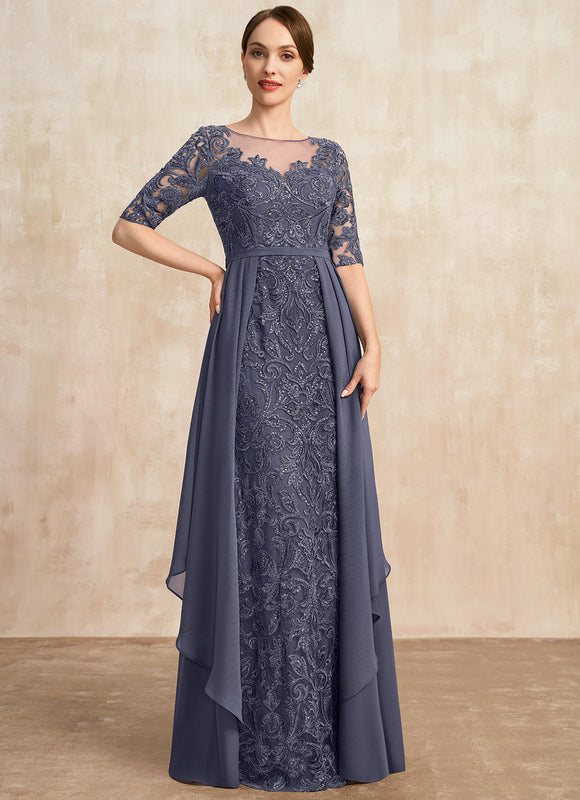 Robe de Soirée Élégance Marine Cristalline - gallery 6