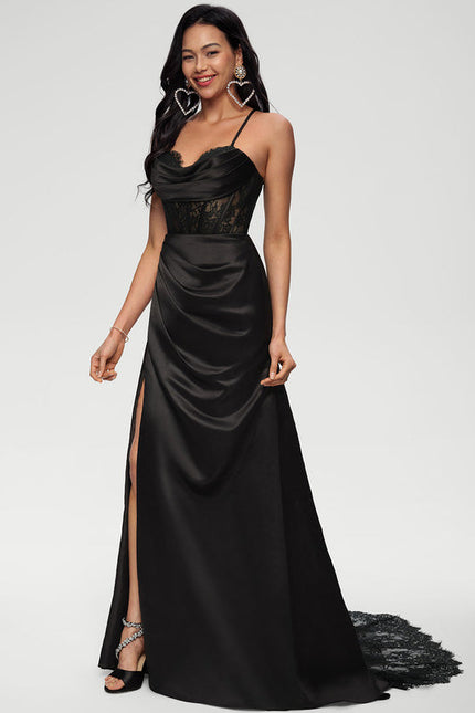 Robe de Soirée Satinée Audacieuse - gallery 2