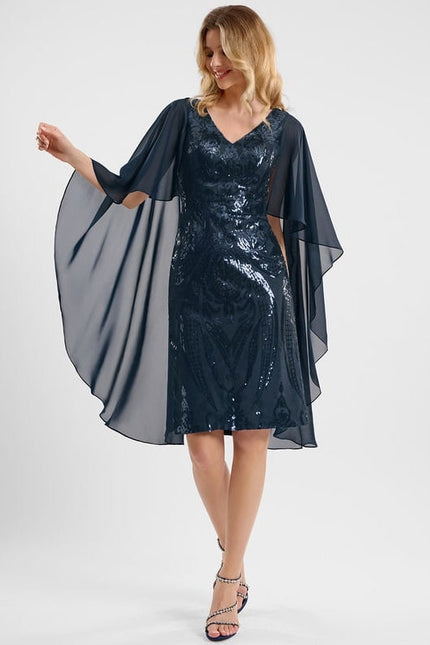 Robe de Soirée Pailletée Chiffon - gallery 3