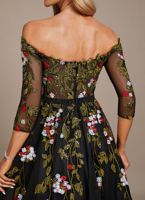 Robe de Soirée Jardin Nocturne Éthéré - gallery 1