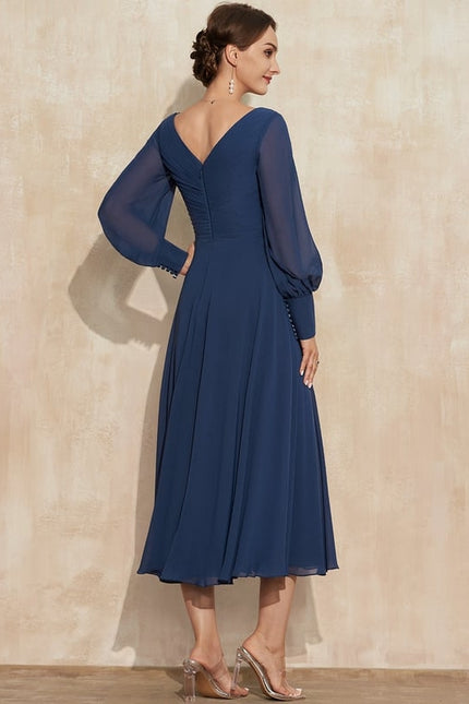 Robe De Soirée Grande Taille Mousseline - gallery 6