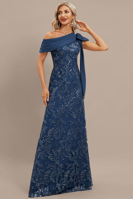 Robe de Soirée Éclat Marine Chic - gallery 5