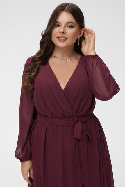 Robe de Soirée Élégance Bordeaux - gallery 9