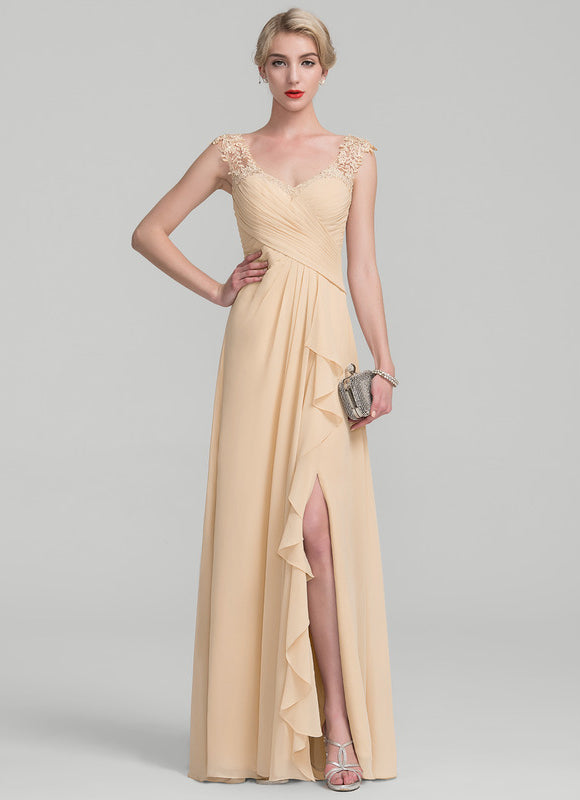 Robe de Soirée Élégance Grise Flottante