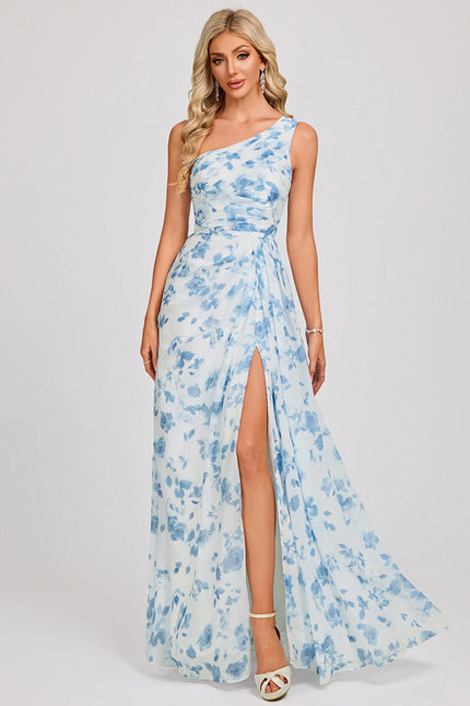 Robe de Soirée Asymétrique Fluide - gallery 2