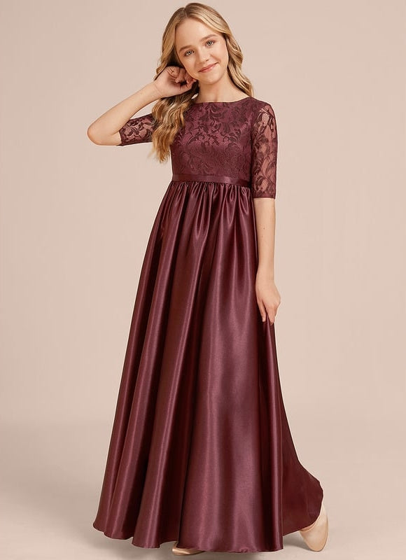 Robe de Soirée Satinée Enfantine - gallery 3