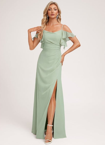 Robe de Soirée Légère Ciel