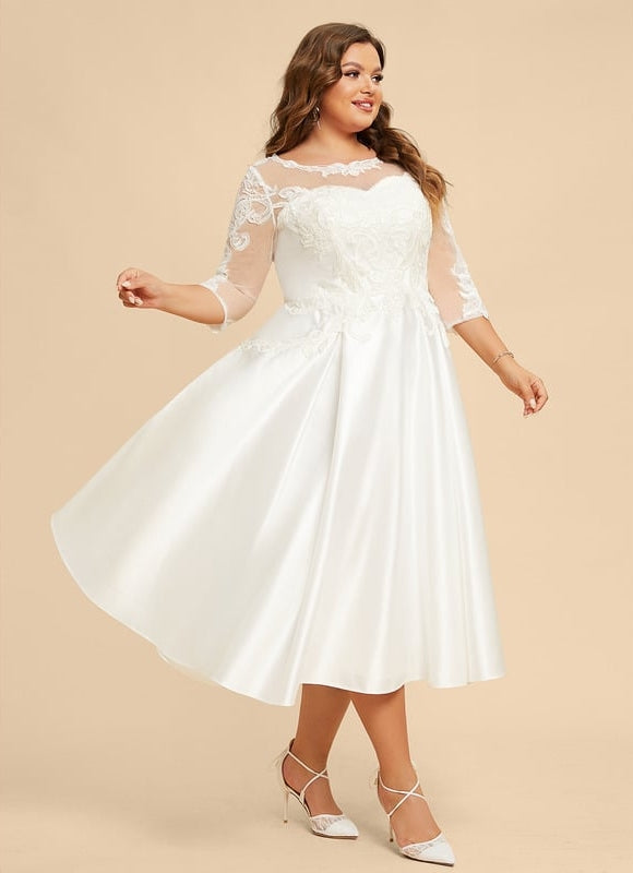 Robe de Soirée Satinée Épure - gallery 5