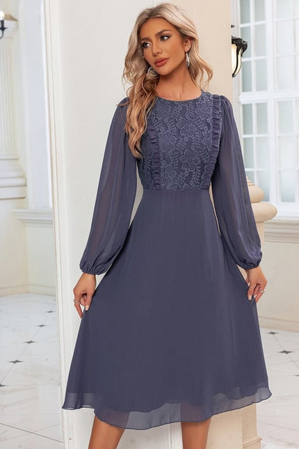 Robe de Soirée Sérénité Midi Chic - gallery 2