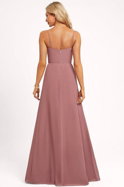 Robe De Soirée Mariage Rose Pale - gallery 2