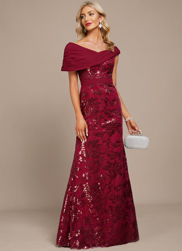Robe de Soirée Rubis Élégante