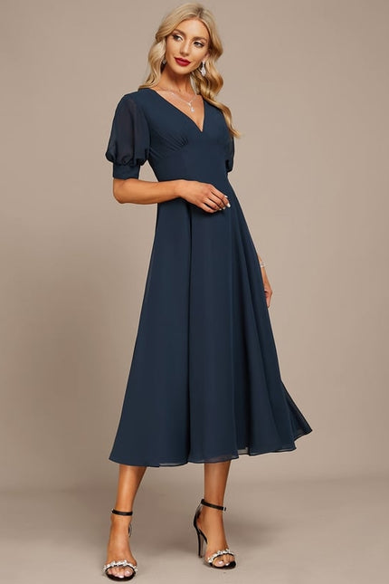 Robe de Soirée Chiffon Modèle V - gallery 1