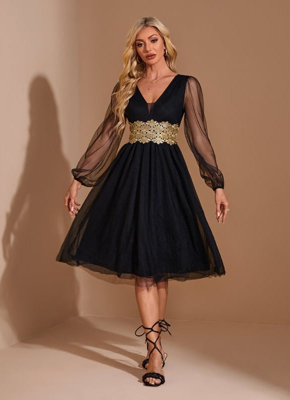Robe de Soirée Tulle Élégante