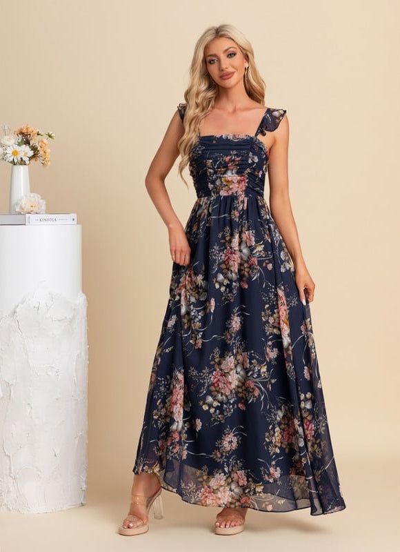 Robe de Soirée Nuit Florale - gallery 6
